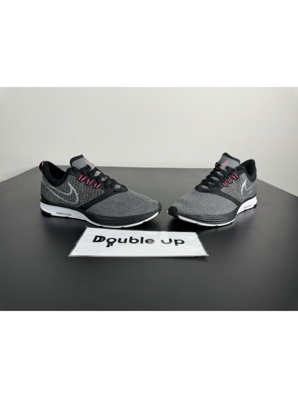Nike Zoom Strike Gray Pink Mesh Running Sneakers Women's Size 8.5 AJ0188-005
